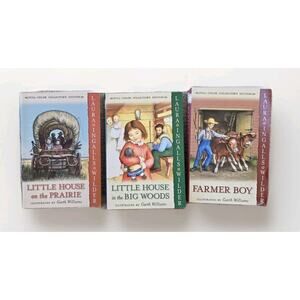 Vintage Little House On The Prairie Book Set Of 3- Full Color Collectors Edition